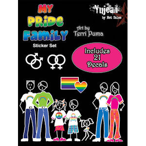 Lgbt Gay & Lesbian Family Pride Car Sticker / Gay Pride Decals