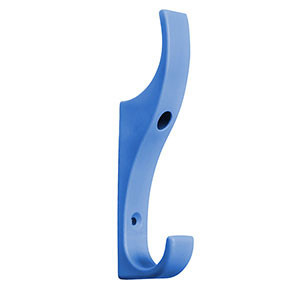 Heavy Duty Double Prong Nylon Plastic Coat Hook 151-623 - Light Blue ...