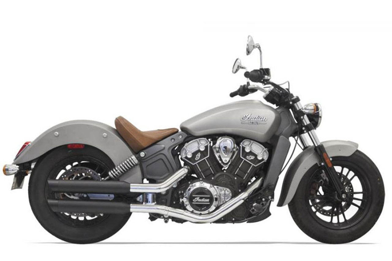 Bassani Slip On Mufflers for Indian Scout Models