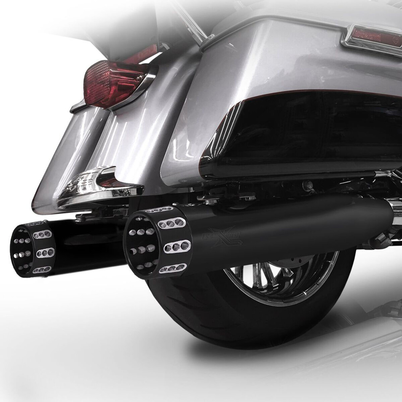 RCX 4.5 inch Slip On Mufflers for Harley Davidson Touring Models '17-Up