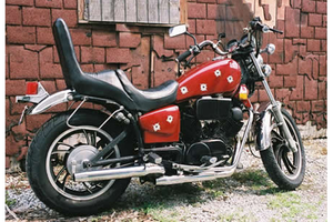 Yamaha Virago Mac Staggered Exhaust Yamaha Virago Mac Staggered Exhaust