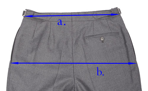 How to Measure Dress Trousers and Casual Pants - Proper Cloth Help