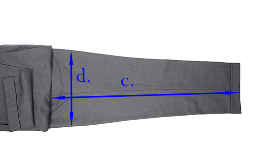 What are the standard measurements for male trousers of different sizes   Quora