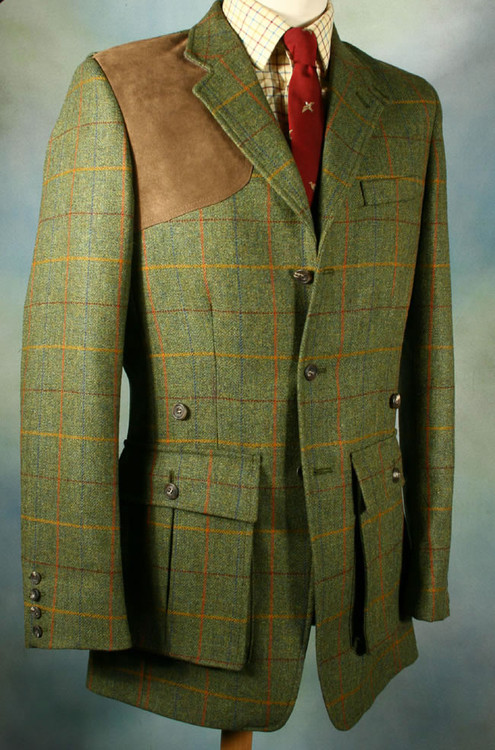 Awe Tweed Shooting Jacket - Bookster Tailoring
