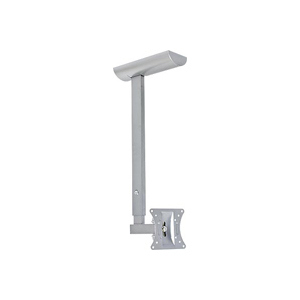 Ceiling Mount for LCD TV/Monitor, Good for LCD up to 30 inch, Max. Load 44 lbs, 20 degree Tilt, 190 degree Swivel, Silver