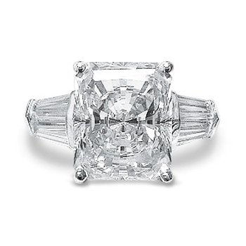 Emerald Cut Diamond Earring Jackets Emerald Cut Diamond Earring Jackets