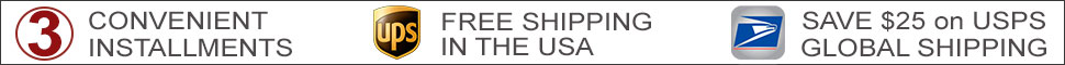 Pay in installments and get free or discounted shipping! Pay in installments and get free or discounted shipping!