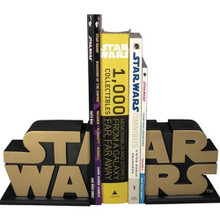 Gold Star Wars Logo Bookends - AFX Exclusive Thumbnail 4