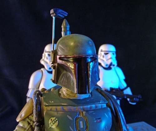 Boba Fett With Han In Carbonite Statue Thumbnail