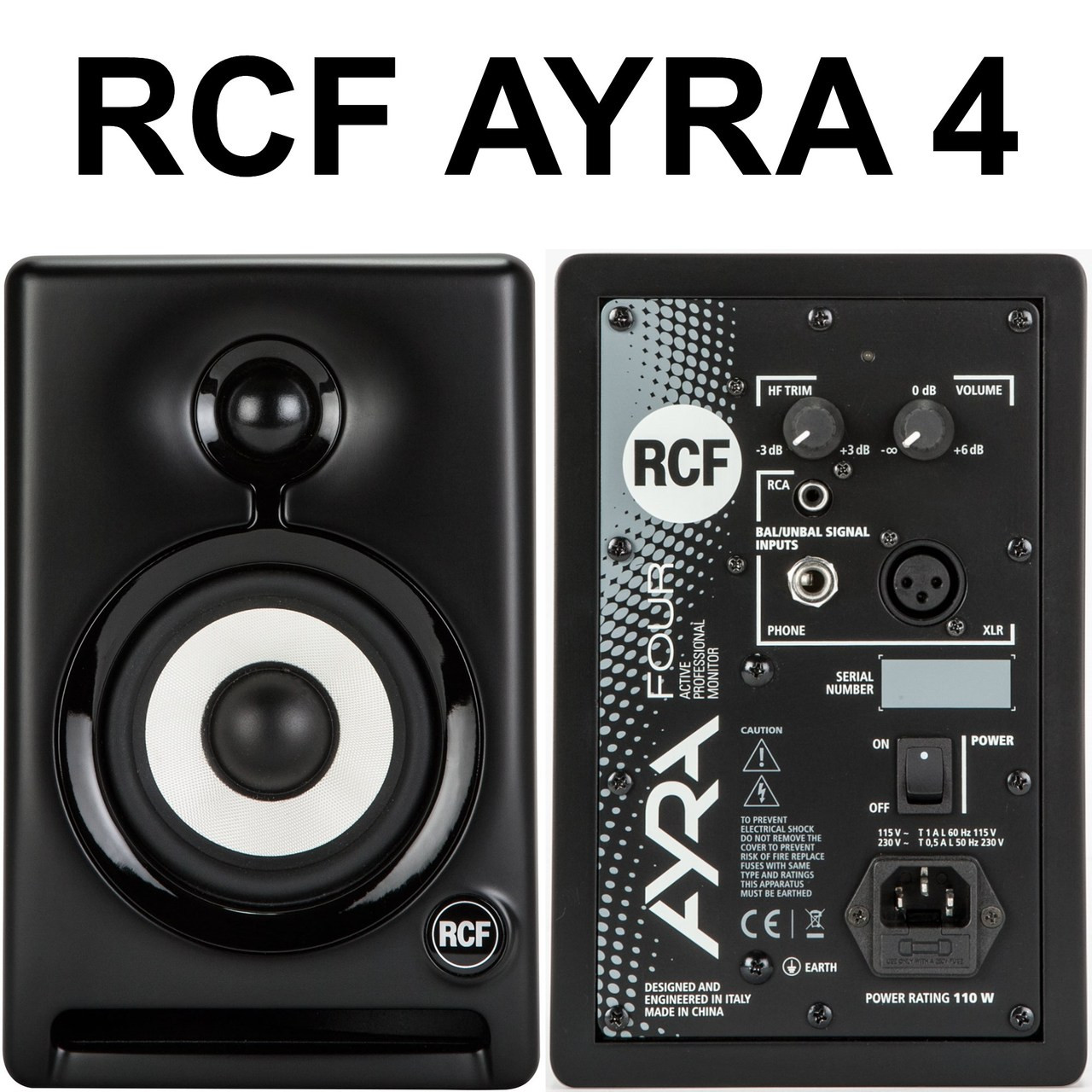 RCF AYRA4 アクティブモニタースピーカー44kg - スピーカー・ウーファー