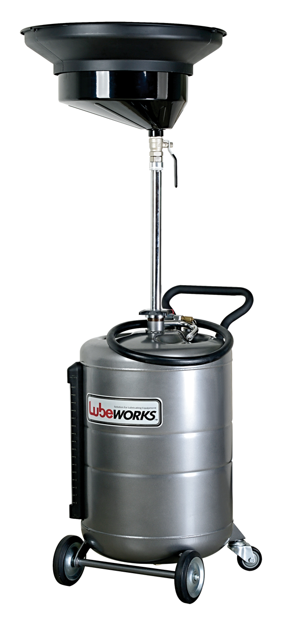 Lubeworks Air Operated Waste Oil Drain 26 Gallon C.E.M. Lifts, LLC