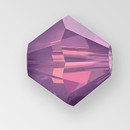 Preciosa Perle, Form: Bicone (Rondelle Bead), Größe 3 Mm, Farbe: Crystal Honey