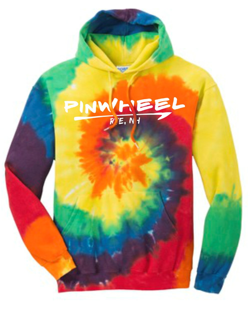 Pinwheel Rasta Tie Dye Hoodie - Wicked Tuna Gear