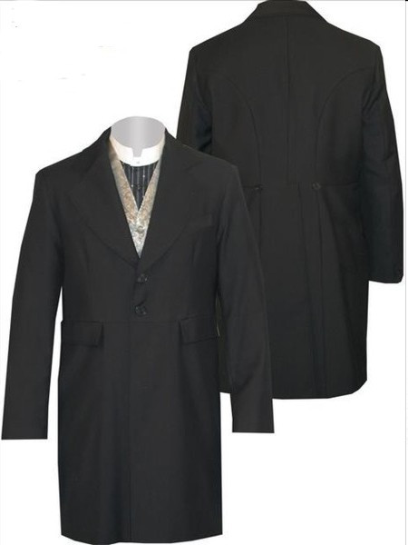 Highland BLACK OLD WEST Frock Coat By Wah Maker old WEST PERIOD ...