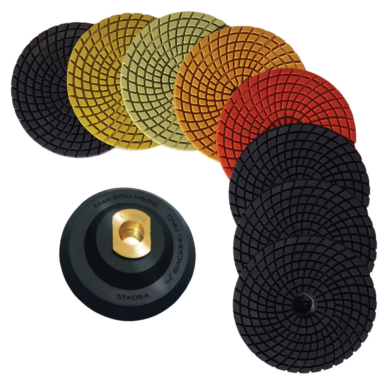Granite Diamond Polishing Pads Kit Granite Surface Edge Stadea