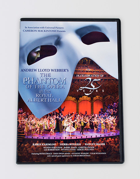 phantom of the opera 25th anniversary on dvd