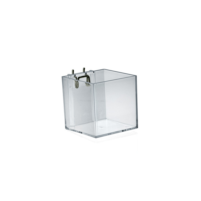 4 cube bin for pegboard or slatwall azar displays