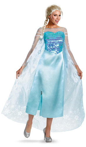 Disney Frozen Elsa Deluxe Adult Costume - ThePartyWorks