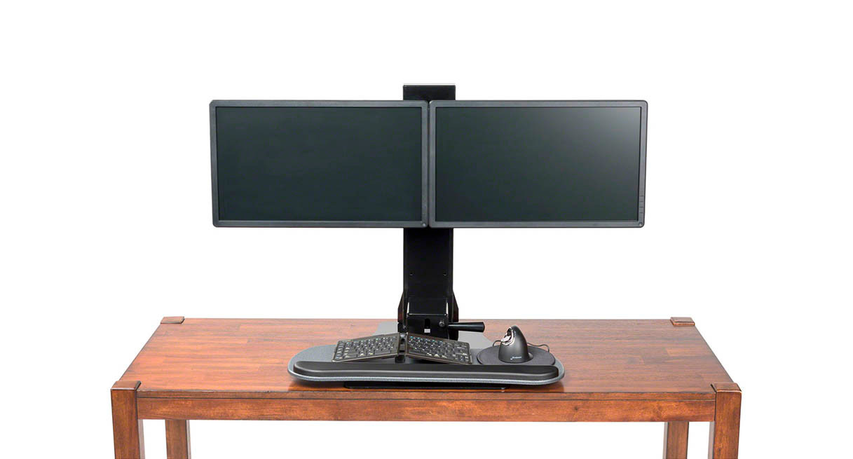 uplift adapt plus height adjustable standing desk converter