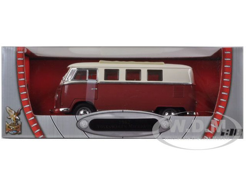1962 VOLKSWAGEN Microbus Brown 1//18 Diecast Car Model by Road Signature 92328 for sale online