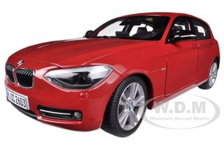 BMW F20 1 Series Red 1/18 Diecast Car Model Paragon Models 97004