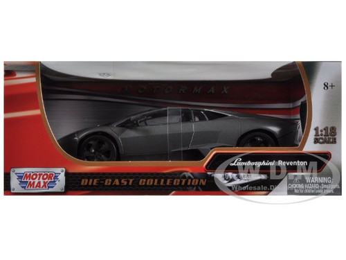 鉄道模型 Lamborghini Reventon Lamborghini Reventon Grey 1/18 Diecast Car Model Motormax 79155