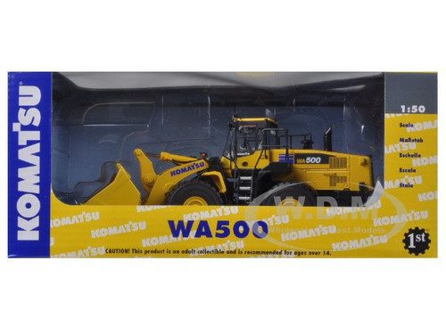 Komatsu WA500-7 Wheel Loader 1/50 Diecast Model First Gear 50-3262