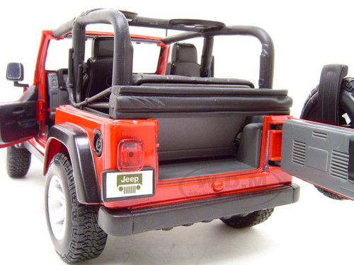 Details about   Maisto 1:27 Old Friends Jeep Wrangler Rubicon Diecast Car Model Collection Red 