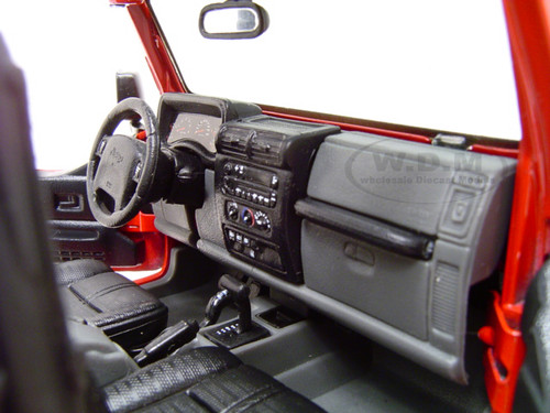 Jeep Wrangler Rubicon Red 1/18 Diecast Model Car Maisto 31663
