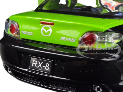 Mazda RX-8 Green #5 GT Racing 1/24 Diecast Car Model Motormax 73778