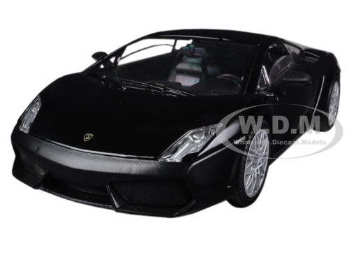 Lamborghini Gallardo LP-560-4 Matt Black 1/24 Diecast Car Model