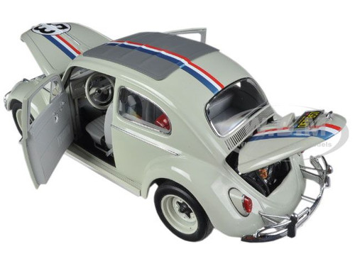 Verpersoonlijking Graag gedaan Het is de bedoeling dat 1963 Volkswagen Beetle "The Love Bug" Herbie #53 Elite Edition 1/18 Diecast  Car Model Hotwheels BCJ94