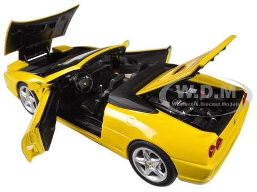Ferrari F355 Spider Convertible Yellow Elite Edition 1/18 Diecast