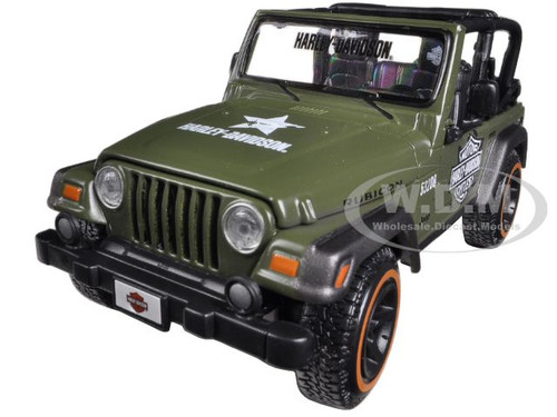 Maisto Jeep Wrangler Rubicon Verde 1/24 32190G Color 32190