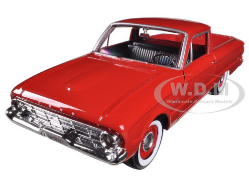 1960 Ford Falcon Ranchero Pickup Red 1/24 Diecast Car Model Motormax 79321