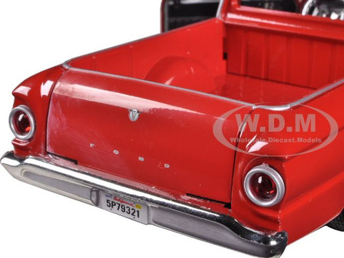 1960 Ford Falcon Ranchero Pickup Red 1/24 Diecast Model Car by Motormax