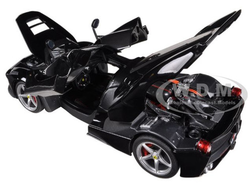 ホットウィール ラフェラーリ ブラック 1/18 ミニカー Y0956 1/18 Hot