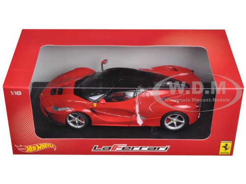 Bburago Ferrari LaFerrari Rouge 1/24 - Voiture Miniature Réaliste