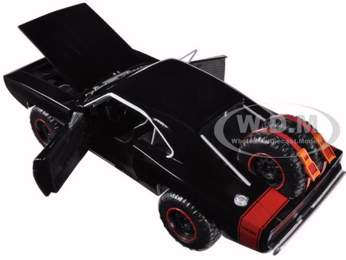 JADA 97038 FAST AND FURIOUS 7 DOM'S 1970 DODGE CHARGER R/T 1:24 OFF ROAD BLACK 