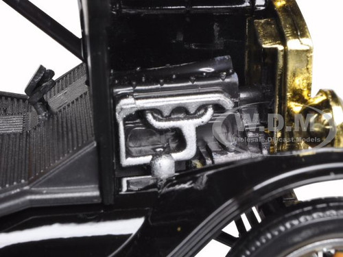 1925 Ford Model T Paddy Wagon Black 1/24 Diecast Model Car