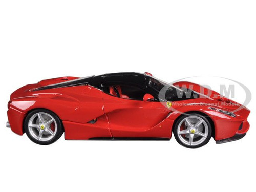 Ferrari LaFerrari F70 Red with Black Top 1/24 Diecast Model Car by Bburago