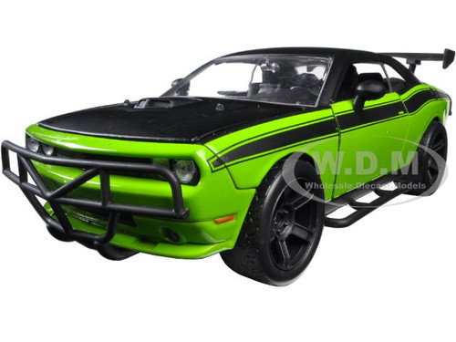 Letty's Dodge Challenger Off Road Green Fast & Furious Movie 1/24