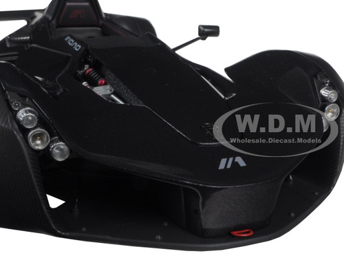 BAC Mono Metallic Black 1/18 Model Car Autoart 18112
