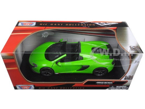2014 McLaren 650S ミニカー グリーン McLaren 675LT com estampas, verde com decalques - Kinsmart 5392DF