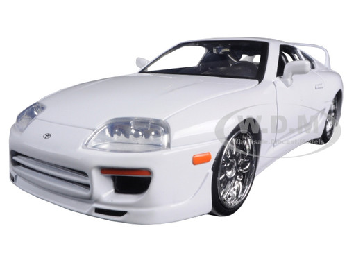 Brian's Toyota Supra White Fast & Furious Movie 1/24 Diecast Car