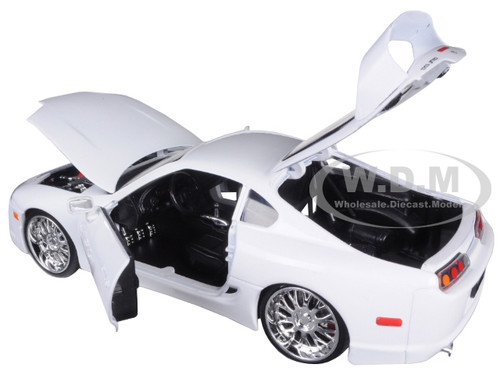 Brian's Toyota Supra White Fast & Furious Movie 1/24 Diecast Car