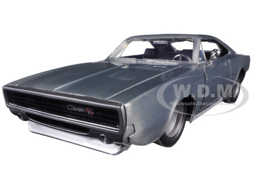 JADA 97336 FAST AND FURIOUS 7 DOM'S 1970 DODGE CHARGER R/T 1:24 BARE METAL NEW 