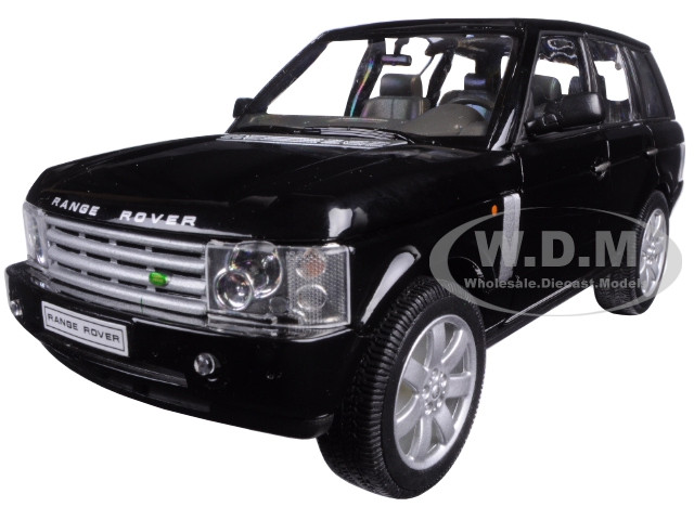 2003 Land Rover Range Rover Black 1/24 Diecast Model Car