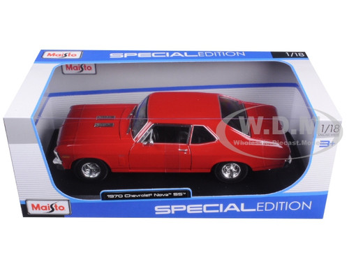 1970 Chevrolet online Nova SS Coupe - Red 1:18 Scale Diecast Replica Model