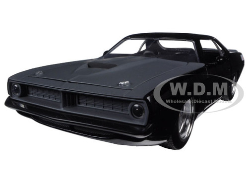 1 24 for sale online Jada 1970 Plymouth Lettys Barracuda Fast and Furious Black